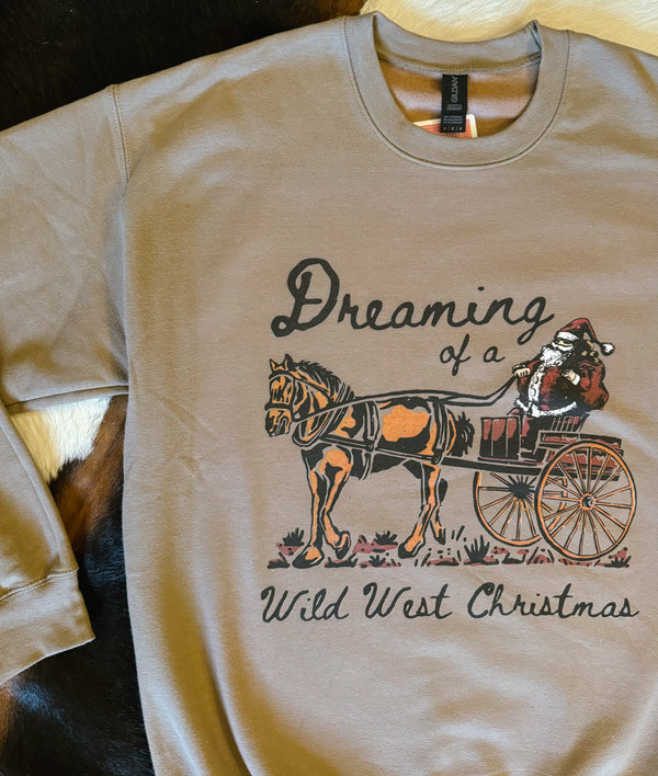 Dreaming of a Wild West Christmas Crewneck