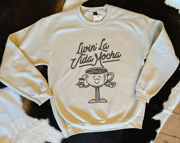 Livin’ La Vida Mocha Crewneck