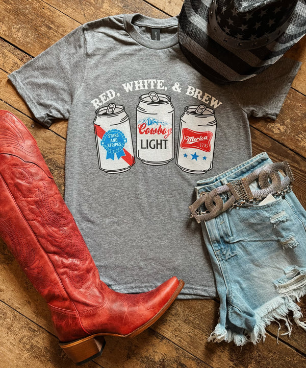 Red, White, & Brew Graphic Tee