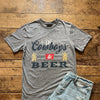 Cowboys and Beer Graphic Tee