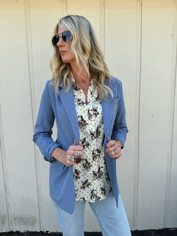 Cornflower Blue Blazer