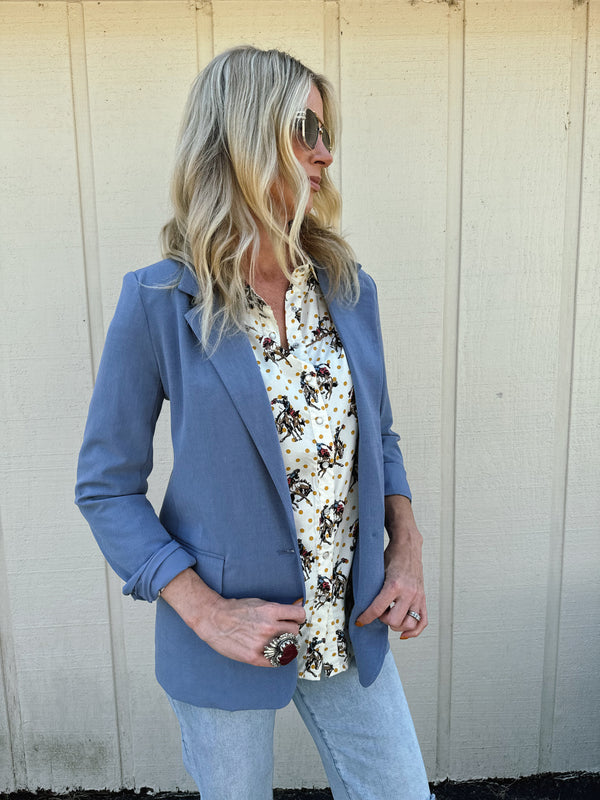 Cornflower Blue Blazer