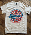 America Land of the Free Because of the Brave Graphic Tee