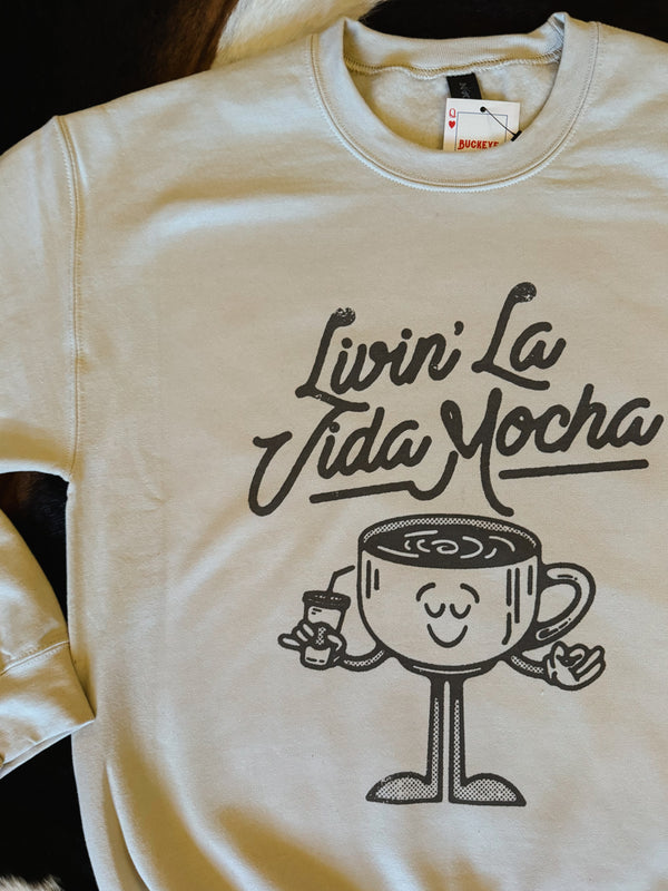 Livin’ La Vida Mocha Crewneck