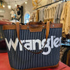 Wrangler Canvas Top Handle Tote/Shoulder Bag - Navy